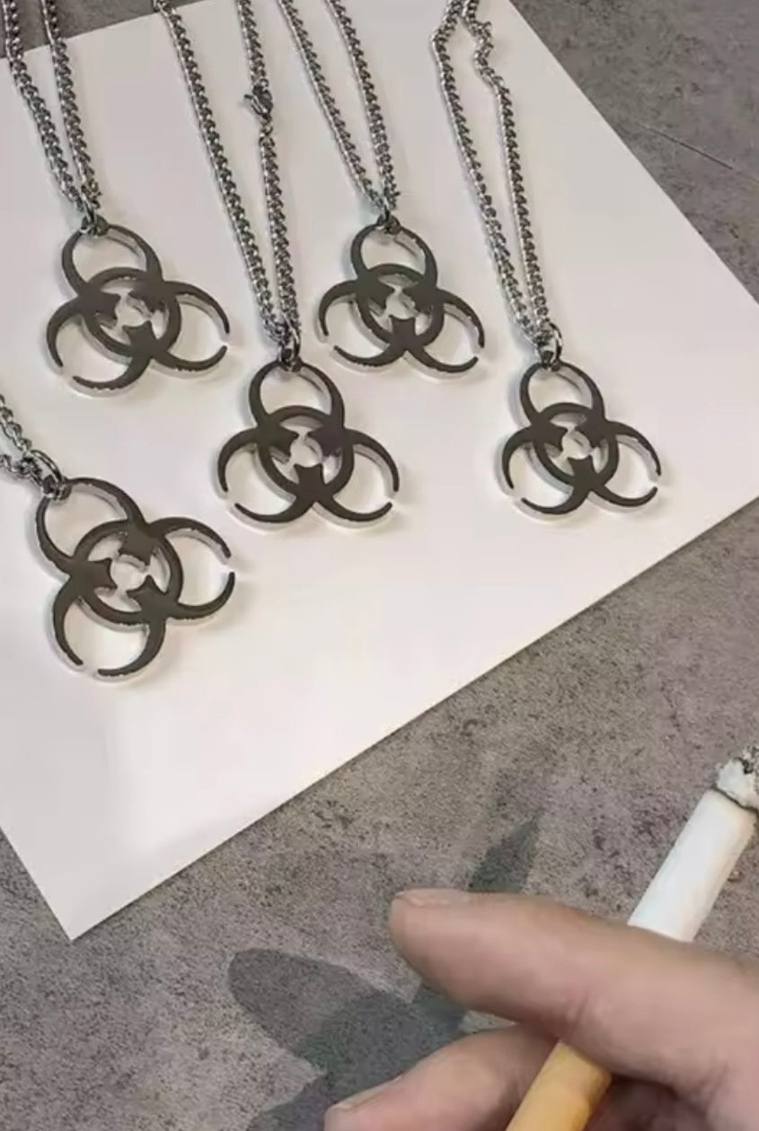 hazard** Silver Saint chain